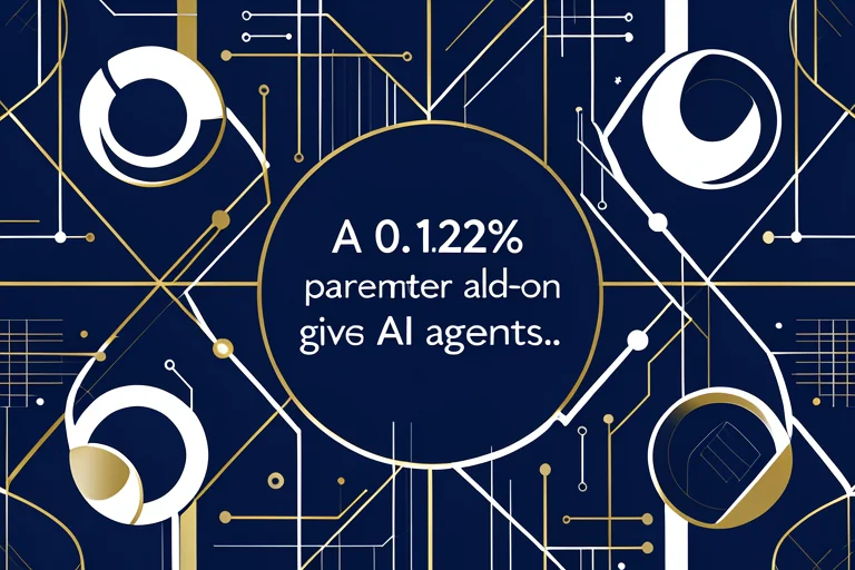 A 0.12% parameter add-on gives AI agents the working memory RAG can't